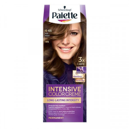 Vopsea de par permanenta Palette Intensive Color Cream W5 (6-65) Nougat, 110 ml