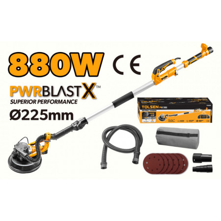 Aparat de slefuit extensibil pentru gips-carton, 800 w, 225m