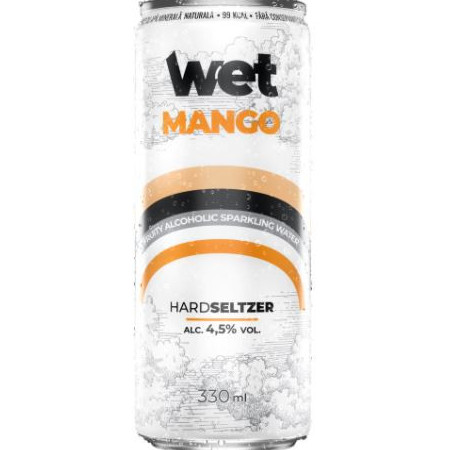 Bautura alcoolica fructata Aqua Wet Mango 0.33L, NM22878