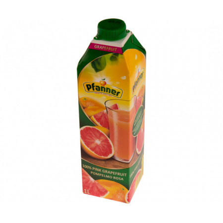 Bautura racoritoare Pfanner de grapefruit roz 1 l, NM22215