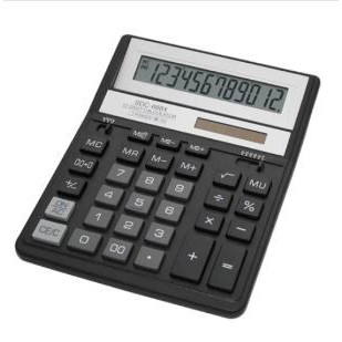 Calculator de birou Citizen, 12 digit, memorie dubla, NM/ SDC888XBL, Albastru
