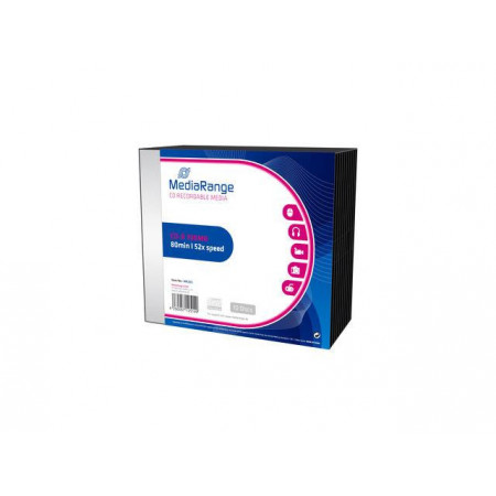 MediaRange CD-R 700MB|80min 52x speed, Slimcase Pack 10