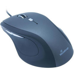 Mouse optic cu fir MediaRange, 3 butoane, 1000 DPI, NM/ MROS201, Negru