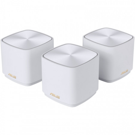 Sistem WIFI Asus Mesh ZenWiFi, AX3000, Dual-band ,700 mp, MU-MIMO support, Traditional QoS, NM/ XD5(W-3-PK), Alb