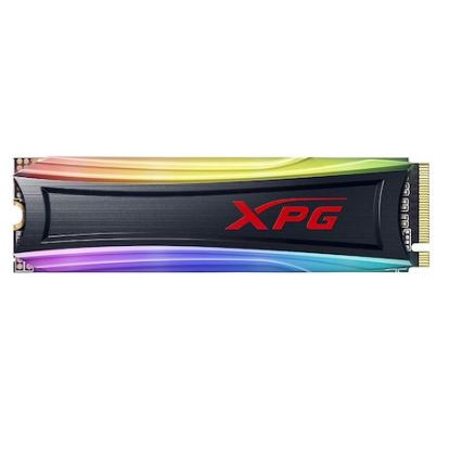 SSD ADATA SPECTRIX S40G, 2 TB, RGB, NVMe, NM/ AS40G-2TT-C, Negru