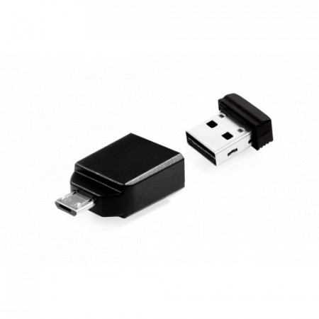 Verbatim Store n Stay Nano USB 2.0 Drive 32GB + OTG Adapter