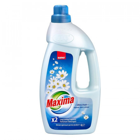 Balsam de rufe Sano Maxima Inspirations Ultra Fresh, 4L, 40 spalari, Blue