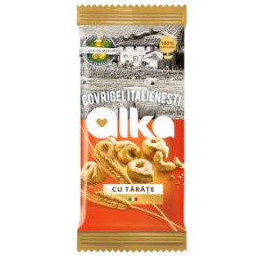 Covrigeii casei cu faina integrala si tarate Alka 100g, NM25933