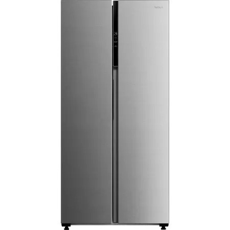 Frigider side-by-side Tesla,clasa E, Total No Frost, inverter, display inteligent, NM/ RB4600FMXE, Inox