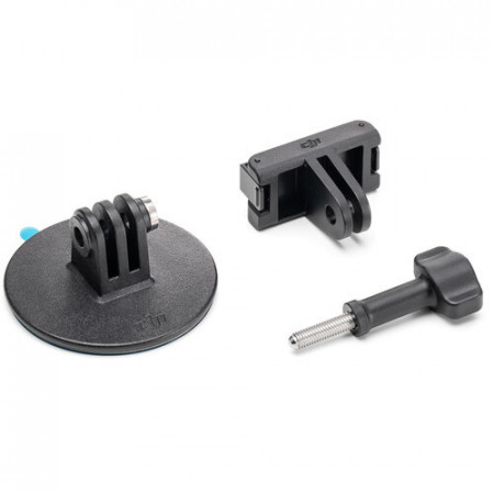 Pachet prinderi cu adezivi DJI Osmo Action 3, quick release, NM/ CP.OS.00000231.01, Negru