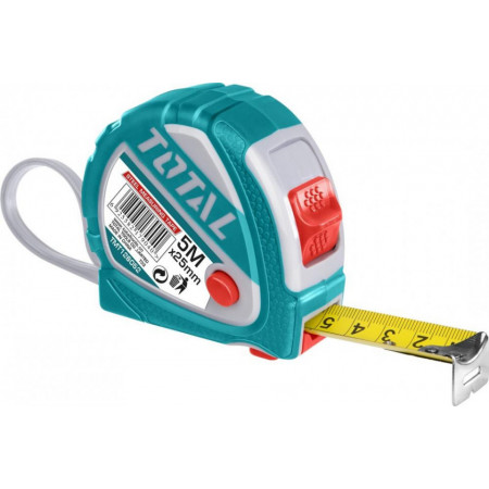 Ruleta 5m x 25mm - buton 3 functii