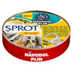 Sprot in ulei Navodul Plin 160g, NM26763