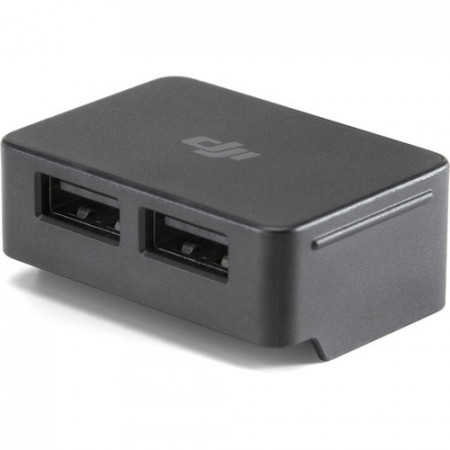 Adaptor USB acumulator DJI Mavic Air 2/2S, 2 baterii, NM/ CP.MA.00000229.01, Negru