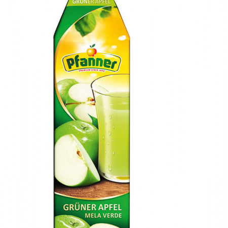 Bautura racoritoare Pfanner de mere verzi 1L, NM22218