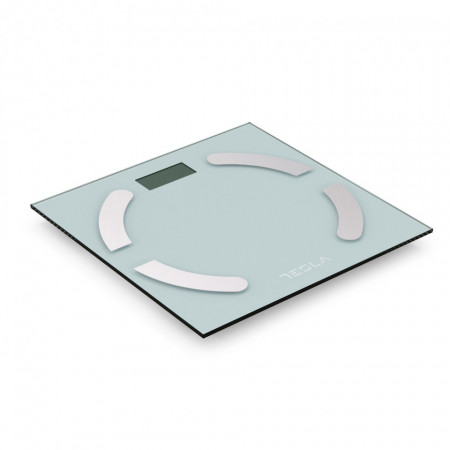 Cantar corporal de diagnostic Tesla NM/BS301WX, 180kg, oprire automata, 23x30x30cm, Alb