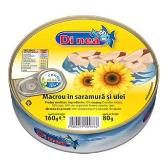 Macrou in saramura si ulei Di Nea 160g, NM26710