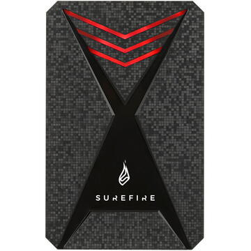 SSD extern gaming Verbatim Surefire GX3 1 TB, USB 3.2 Gen 1, NM/ 53684, Negru