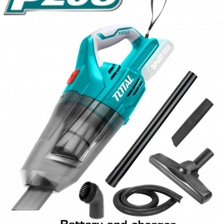 TOTAL - Aspirator 0.7L - 6.0KPa - Li-Ion - 20V