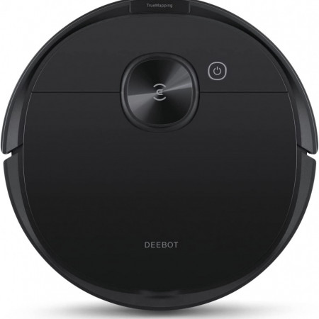 Aspirator robot Ecovacs 2300Pa, True Mapping 1.0, OZMO, senzor laser dToF, NM/DEEBOT N8 Black, Negru