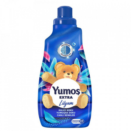 Balsam de rufe extra Yumos Lilyum/Crin , 60 spalari, 1.44 L, Albastru