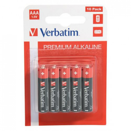 Baterii Verbatim 10 x AAA/R3 Alkaline