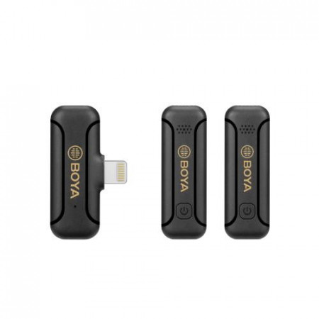 Boya BY-WM3T2-D2 Digital True-Wireless Dual Microphone, Lightning iOS (2.4 GHz)