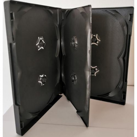 CARCASE DVD NEGRE MULTI 6 V