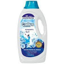 Detergent automat lichid Gallus 4 in 1 Universal, 55 spalari, 1.98 L, Alb/Albastru