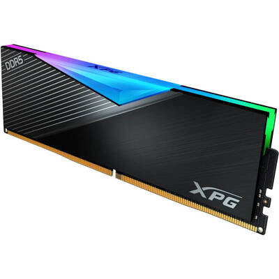 Memorie RAM Adata XPG Lancer NM/AX5U6000C4016GCLARBK, RGB, 16GB, DDR5, 6000MHz, CL40, Negru