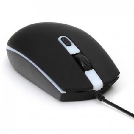 Mouse optic cu fir Omega 1000/1600/2000 dpi, lungime cablu 1.5 m, NM/ OM0550B, Negru
