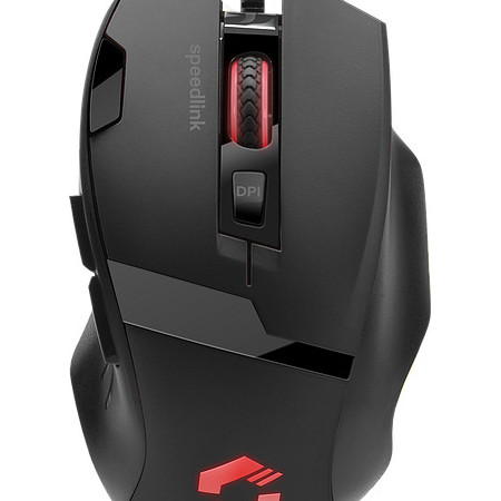 Mouse optic gaming Speedlink Vades, 4800 dpi, 7 butoane, 7 moduri de iluminare LED, NM/ SL-680014-BKBK, Negru