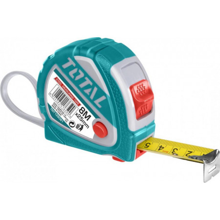 Ruleta 8m x 25mm - buton 3 functii
