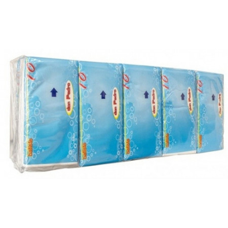 Servetele nazale parfumate Don Pedro, 2 straturi, 10 pachete, Alb