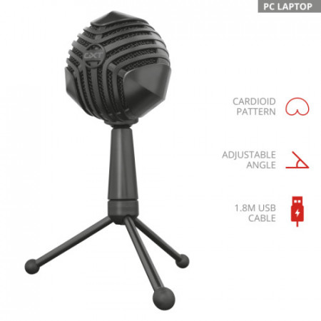 TRUST GXT 248 LUNO USB STREAMING MICROPHONE