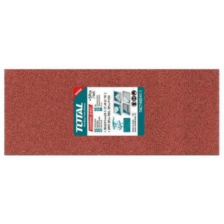 Hartie abraziva pentru masina de slefuit Total TAC749241-1, 3 x P80, 2 x P150, Maro