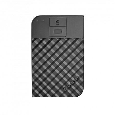 HDD extern Verbatim Executive, 2 TB, senzor amprenta, USB 3.2 G1/ USB-C, NM/ 53653, Argintiu