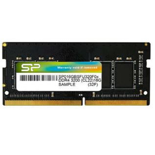 Memorie RAM Silicon Power 16GB, DDR4, 3200MHz, SO-DIMM CL22, NM/ SP016GBSFU320X02, Negru