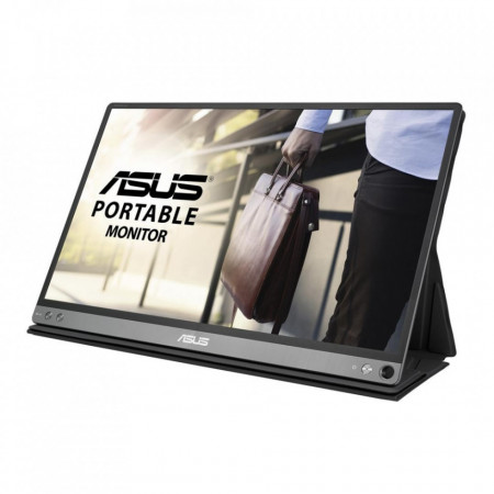 Monitor Asus Portable ZenScreen Go 15.6",IPS, USB Type-C , FHD (1920x1080), Auto-Rotate, NM/ MB16AP, Negru