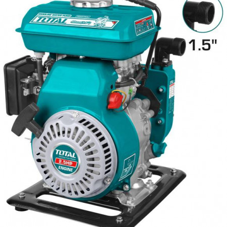Motopompa Total, 1", 2.5 CP, 100L/min, benzina, NM/ TP3151, Turcoaz
