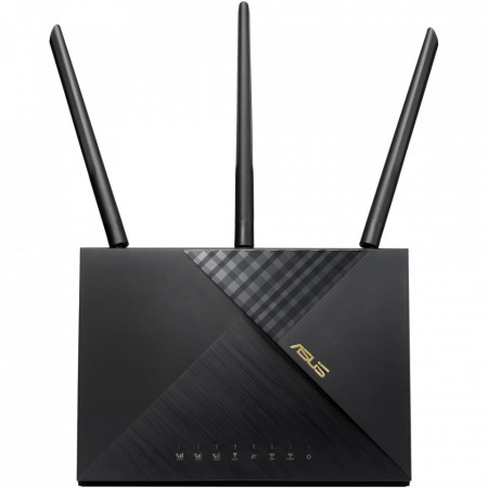 Router Asus AX1800, Dual-Band WiFi 6 Router 4G , Captive portal, Lifetime Free Internet Security, NM/ 4G-AX56, Negru