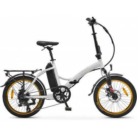 Bicicleta asistata electric Argento Piuma-S, Shimano Tourney 7 viteze, motor 250W, pliabila, NM/ AR-BI-220005, Alb