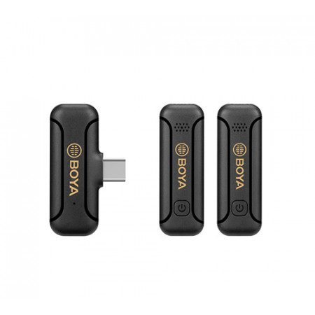 Boya BY-WM3T2-U2 Digital True-Wireless Dual Microphone, USB Type-C Mobiles (2.4 GHz)