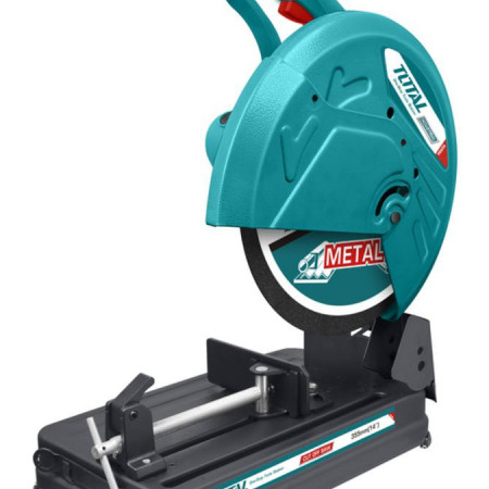 Circular de banc debitat metale Total TS92435526E/NM, 2400 W, 3900 Rpm, disc 355 mm, 220 V, Negru/Verde