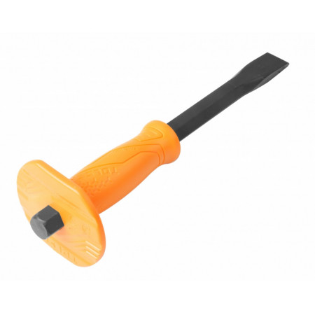 Dalta pentru zidarie 22 x 16 x 250 mm Tolsen, GRIPRO, aparator de mana moale, NM/ 25087, Galben