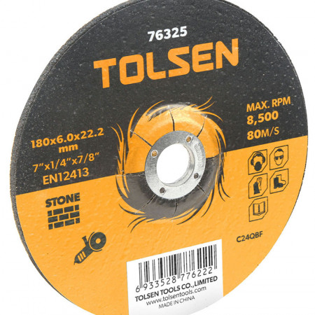 Disc abraziv cu centru coborat (piatra) 125x6x22 mm