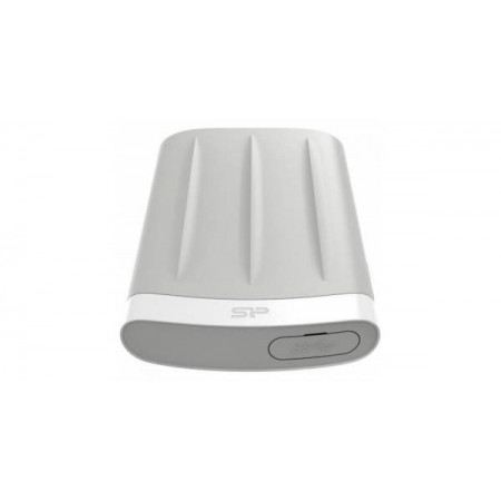 Hard disk portabil pentru MAC Silicon-Power Armor A65M 2 TB, 2.5 inch, USB 3.0, waterproof/anti-shock, NM/ SP020TBPHD65MS3G, Argintiu