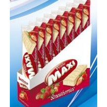 Napolitane cu capsuni Latino Maxi 20 x 60g, NM23878