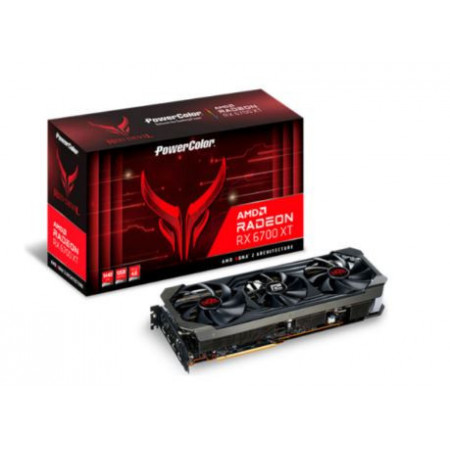 Placa video PowerColor AXRX 6700XT, 12 GB GDDR6, NM/ AXRX 6700XT OC, Negru