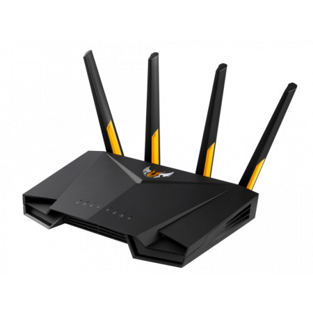 Router Gaming Asus, Dual Band, WiFi 6 Router, WiFi 6 802.11ax, 2.5 Gbps, NM/ TUF-AX3000, Negru