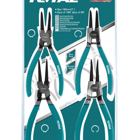 Set 4buc - Clesti seger (2 buc de 180 °, 2pcs de 90 °; 7"/180mm)